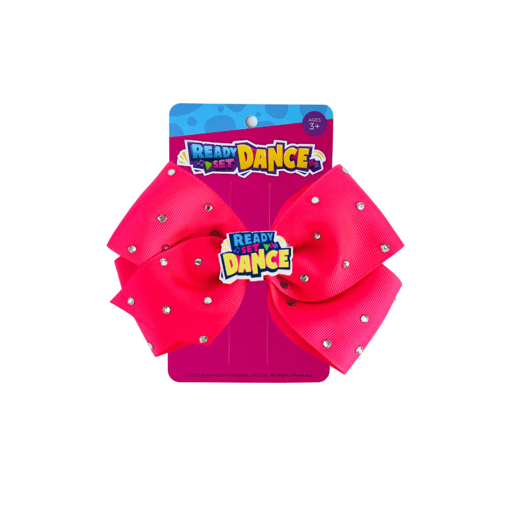 Ready Set Dance - Hair Bow (Pink)